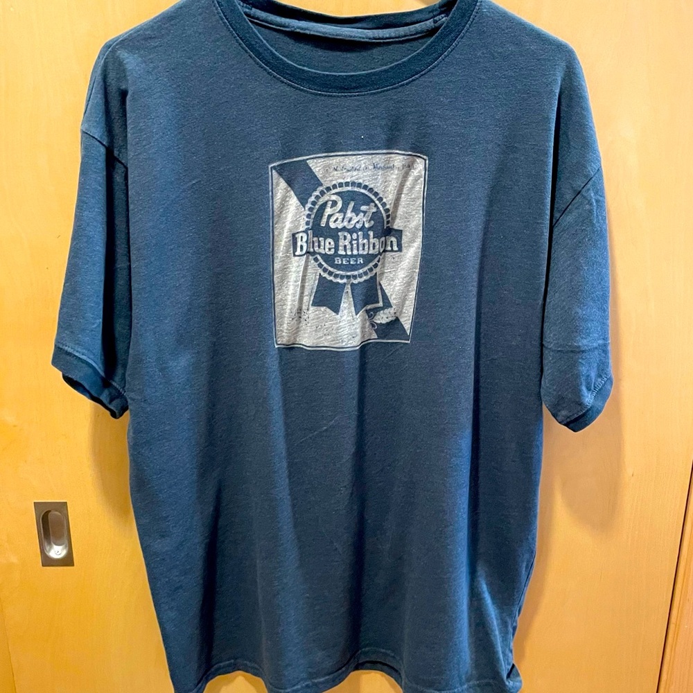 Pabst blue ribbon graphic tee